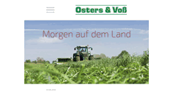 Desktop Screenshot of osters-voss.de