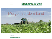 Tablet Screenshot of osters-voss.de